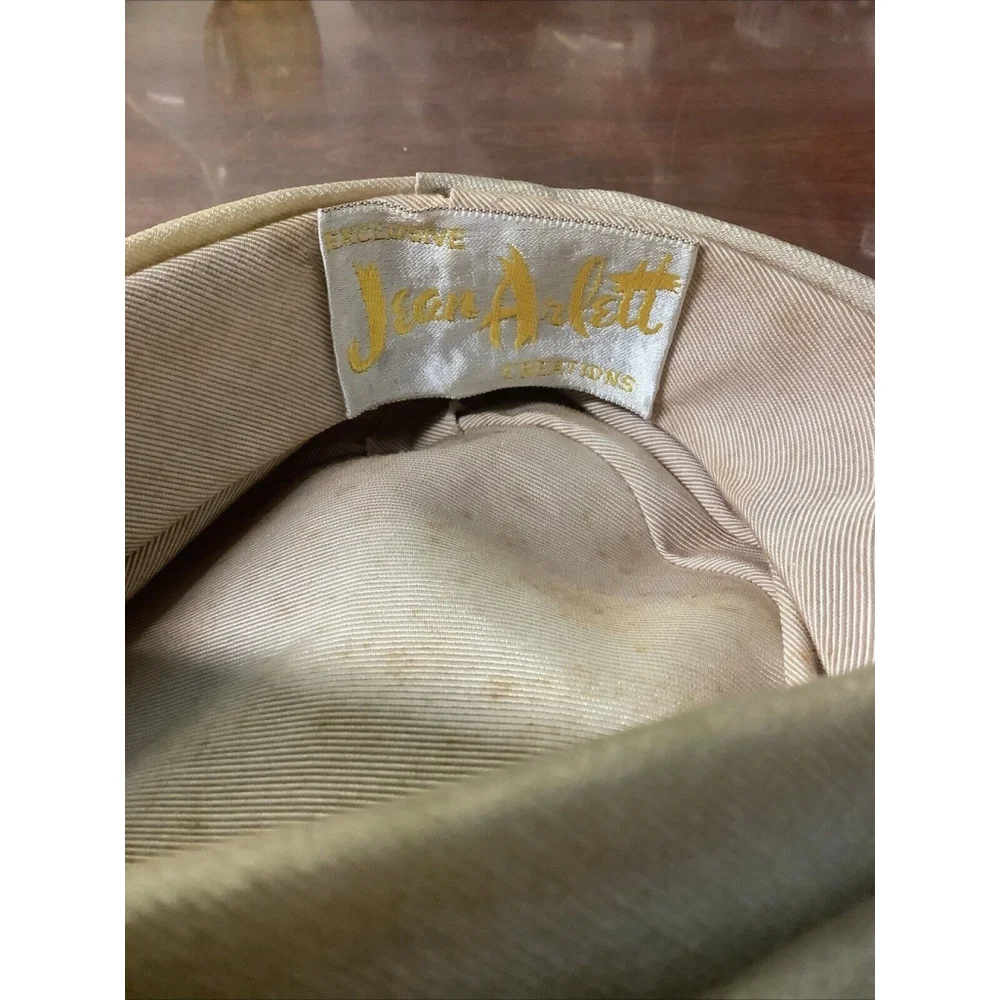 Vintage 1950’s Jean Arlett Hat Gold